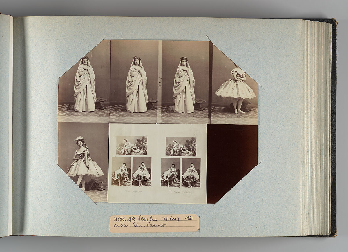 Theatre Danse IV 17, André-Adolphe-Eugène Disdéri (French, Paris 1819–1889 Paris), Albumen silver prints from glass negatives