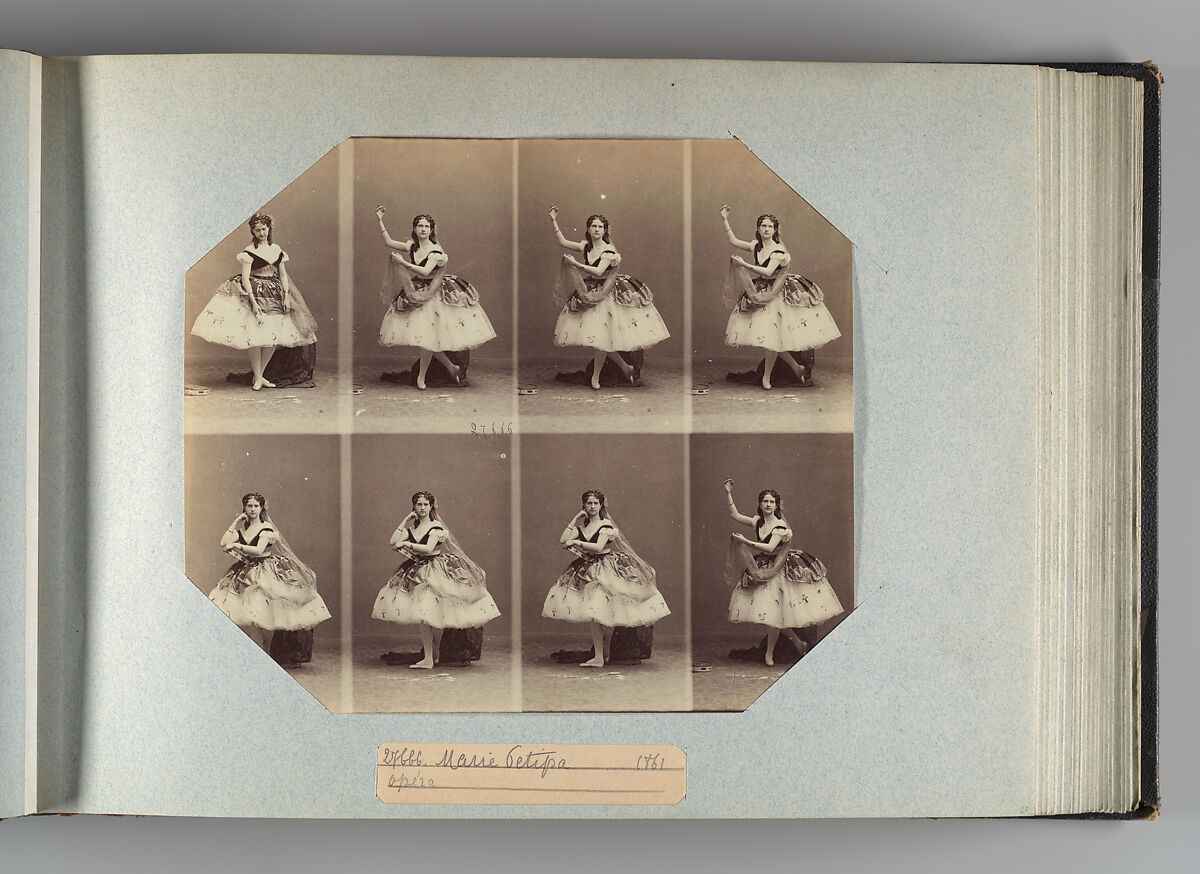 Theatre Danse IV 17, André-Adolphe-Eugène Disdéri (French, Paris 1819–1889 Paris), Albumen silver prints from glass negatives