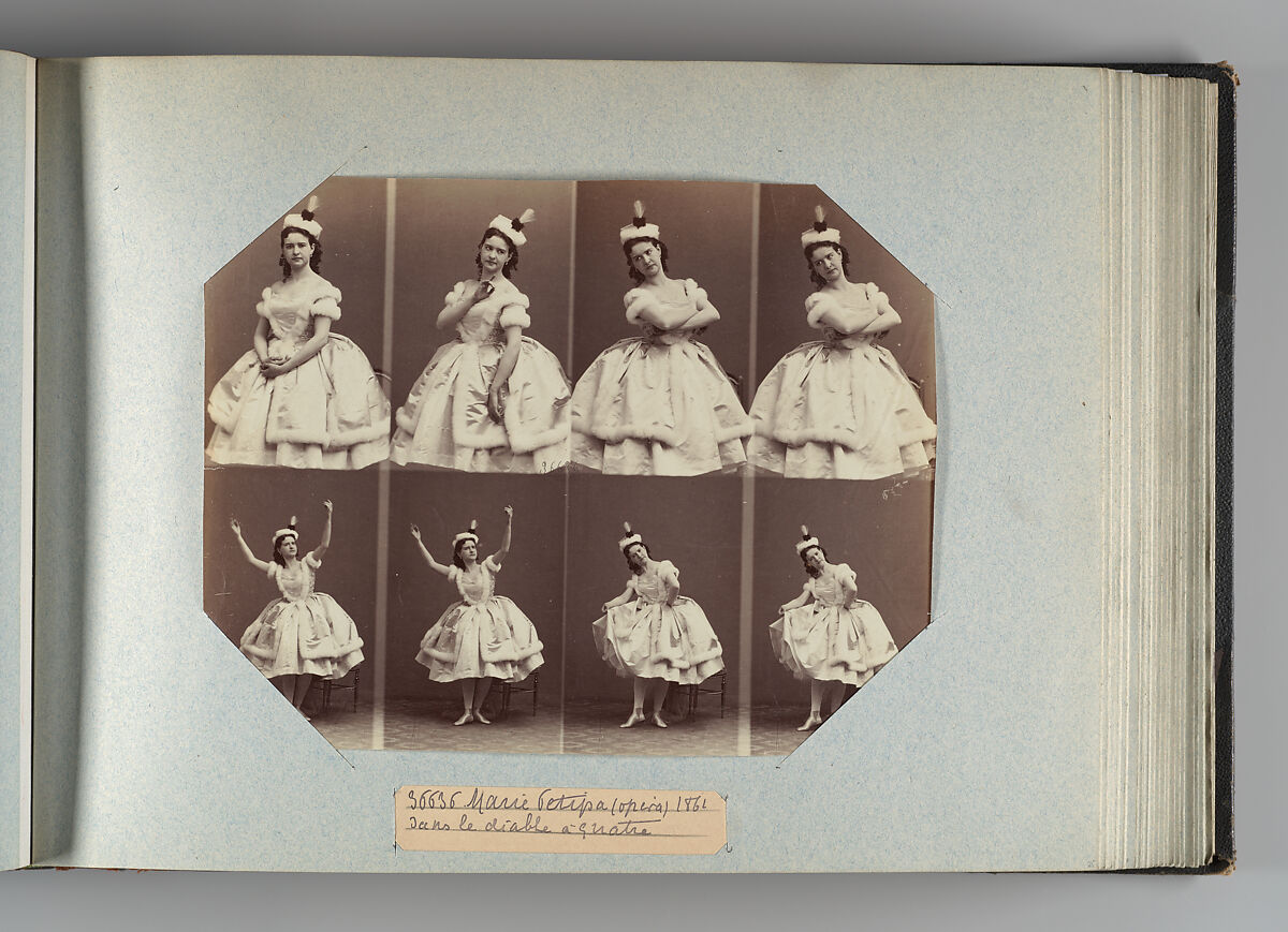 Theatre Danse IV 17, André-Adolphe-Eugène Disdéri (French, Paris 1819–1889 Paris), Albumen silver prints from glass negatives