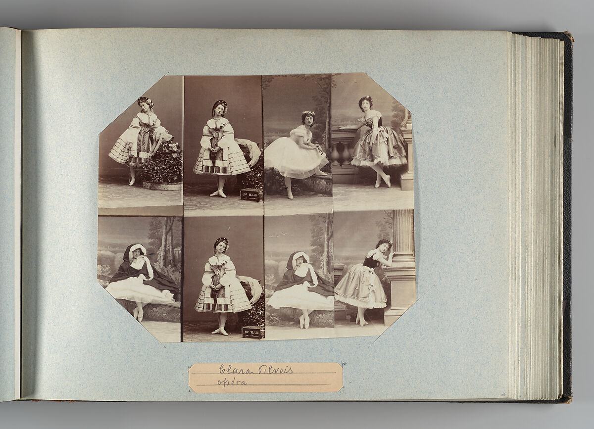 Theatre Danse IV 17, André-Adolphe-Eugène Disdéri (French, Paris 1819–1889 Paris), Albumen silver prints from glass negatives