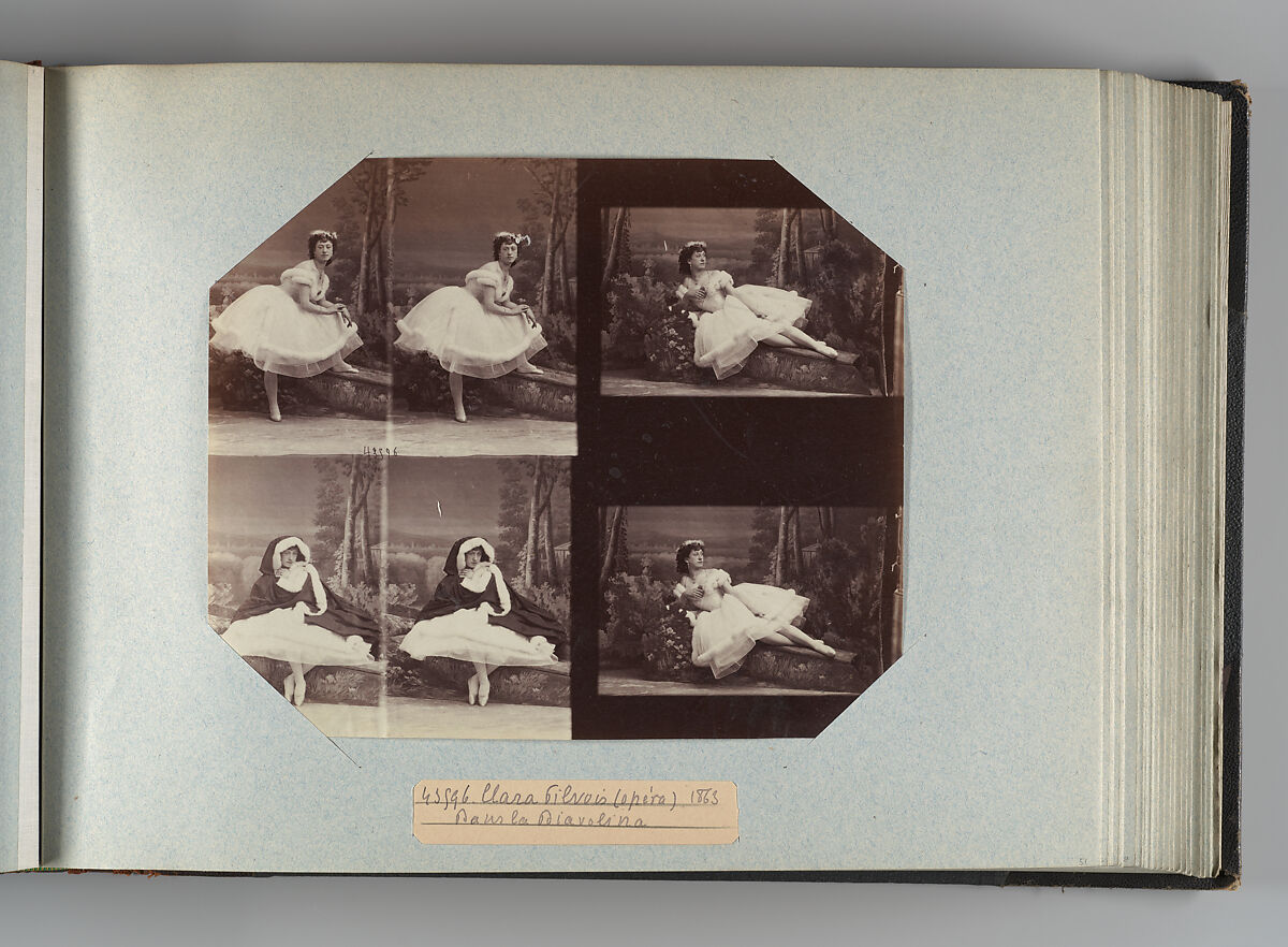 Theatre Danse IV 17, André-Adolphe-Eugène Disdéri (French, Paris 1819–1889 Paris), Albumen silver prints from glass negatives