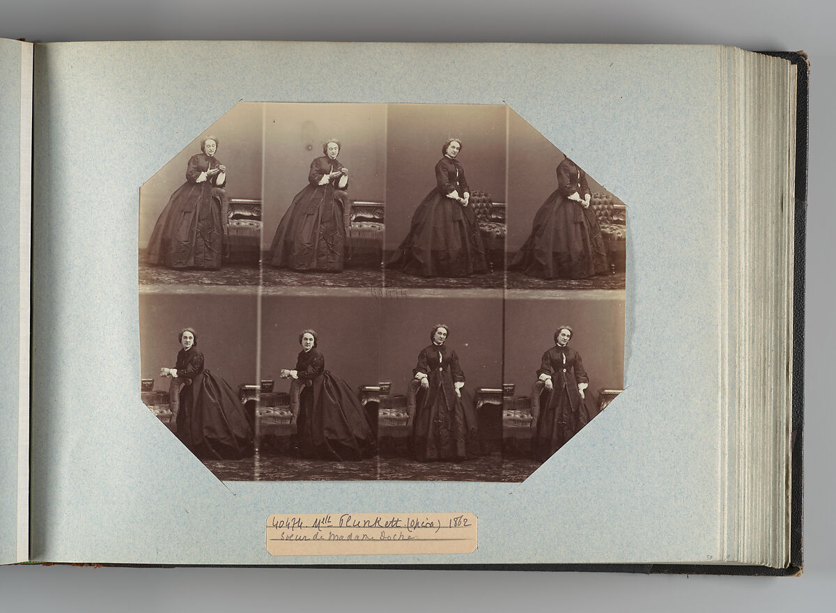 Theatre Danse IV 17, André-Adolphe-Eugène Disdéri (French, Paris 1819–1889 Paris), Albumen silver prints from glass negatives