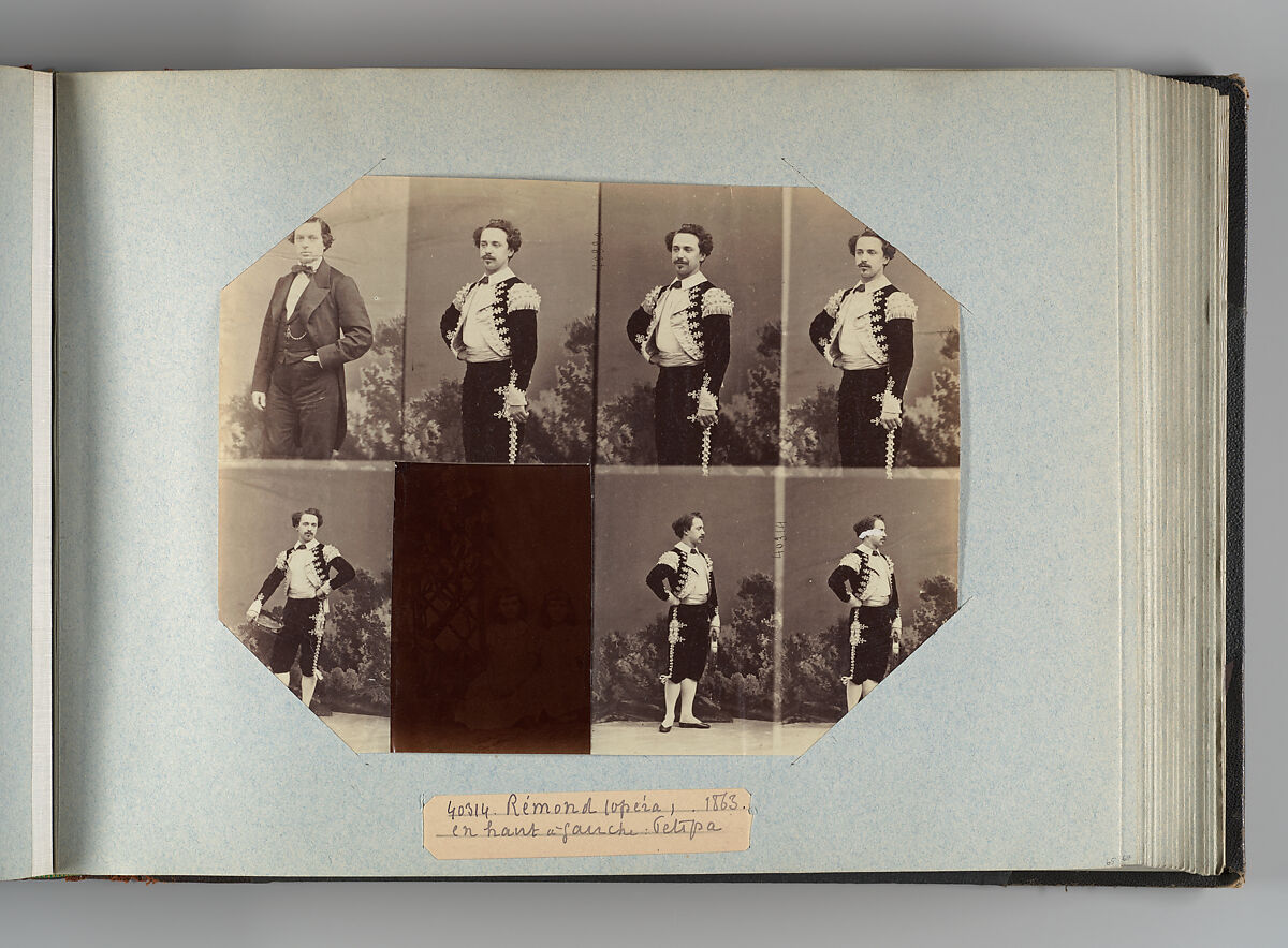 Theatre Danse IV 17, André-Adolphe-Eugène Disdéri (French, Paris 1819–1889 Paris), Albumen silver prints from glass negatives