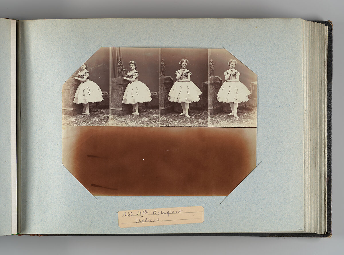 Theatre Danse IV 17, André-Adolphe-Eugène Disdéri (French, Paris 1819–1889 Paris), Albumen silver prints from glass negatives