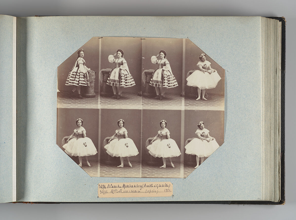 Theatre Danse IV 17, André-Adolphe-Eugène Disdéri (French, Paris 1819–1889 Paris), Albumen silver prints from glass negatives