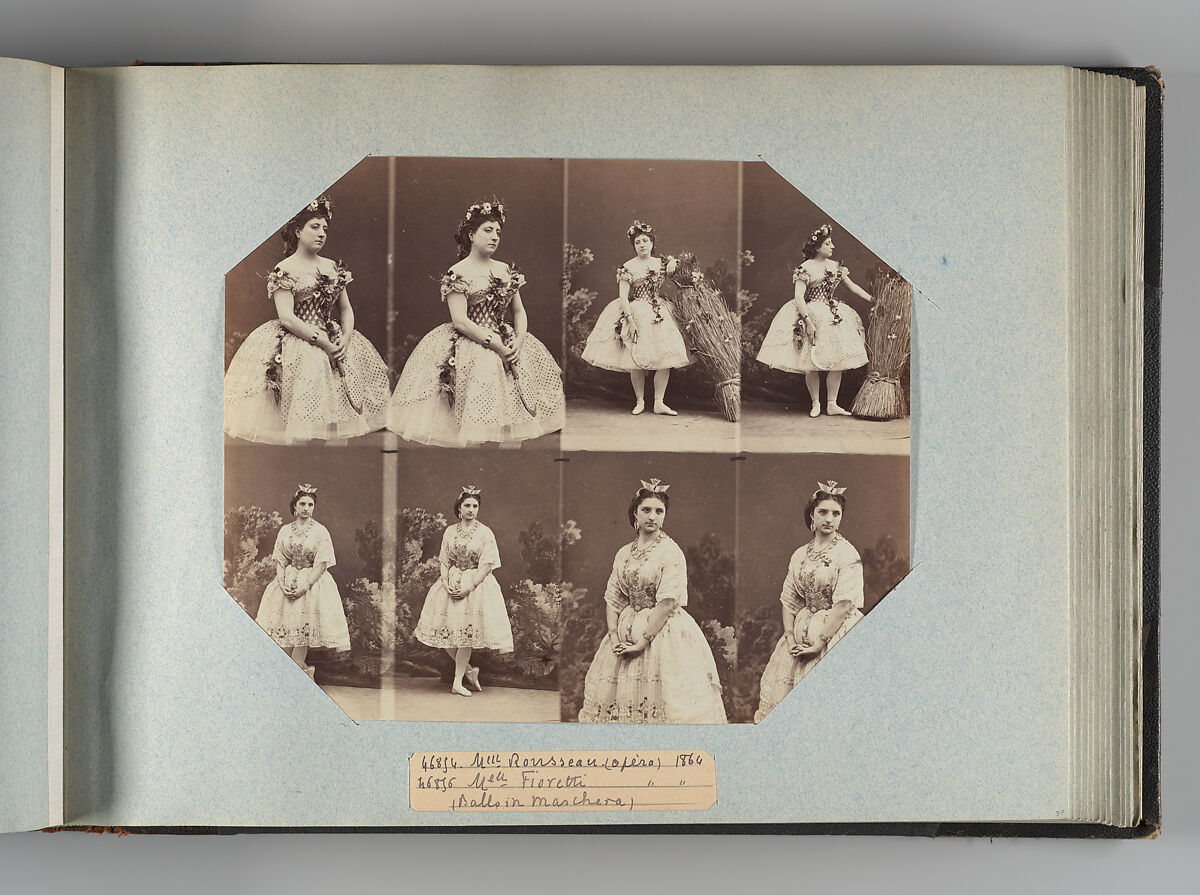 Theatre Danse IV 17, André-Adolphe-Eugène Disdéri (French, Paris 1819–1889 Paris), Albumen silver prints from glass negatives