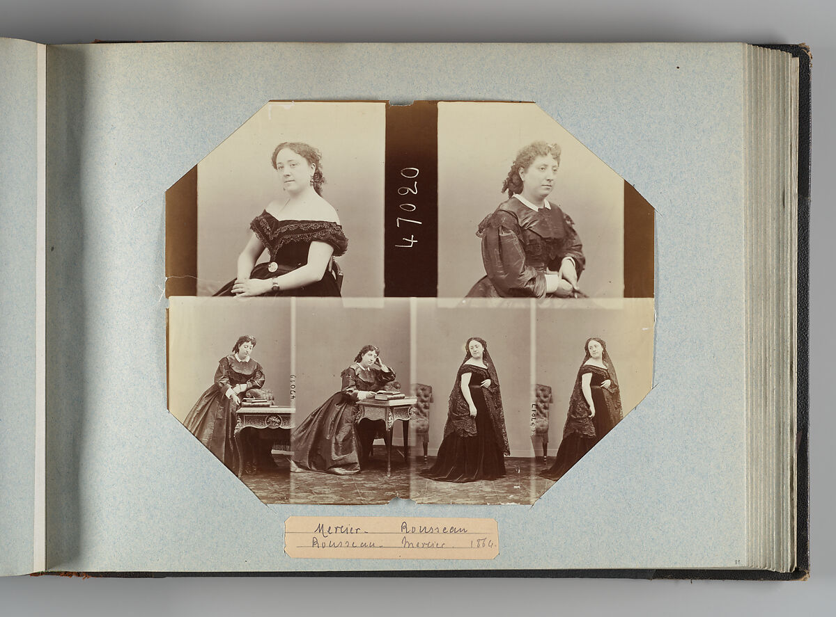 Theatre Danse IV 17, André-Adolphe-Eugène Disdéri (French, Paris 1819–1889 Paris), Albumen silver prints from glass negatives