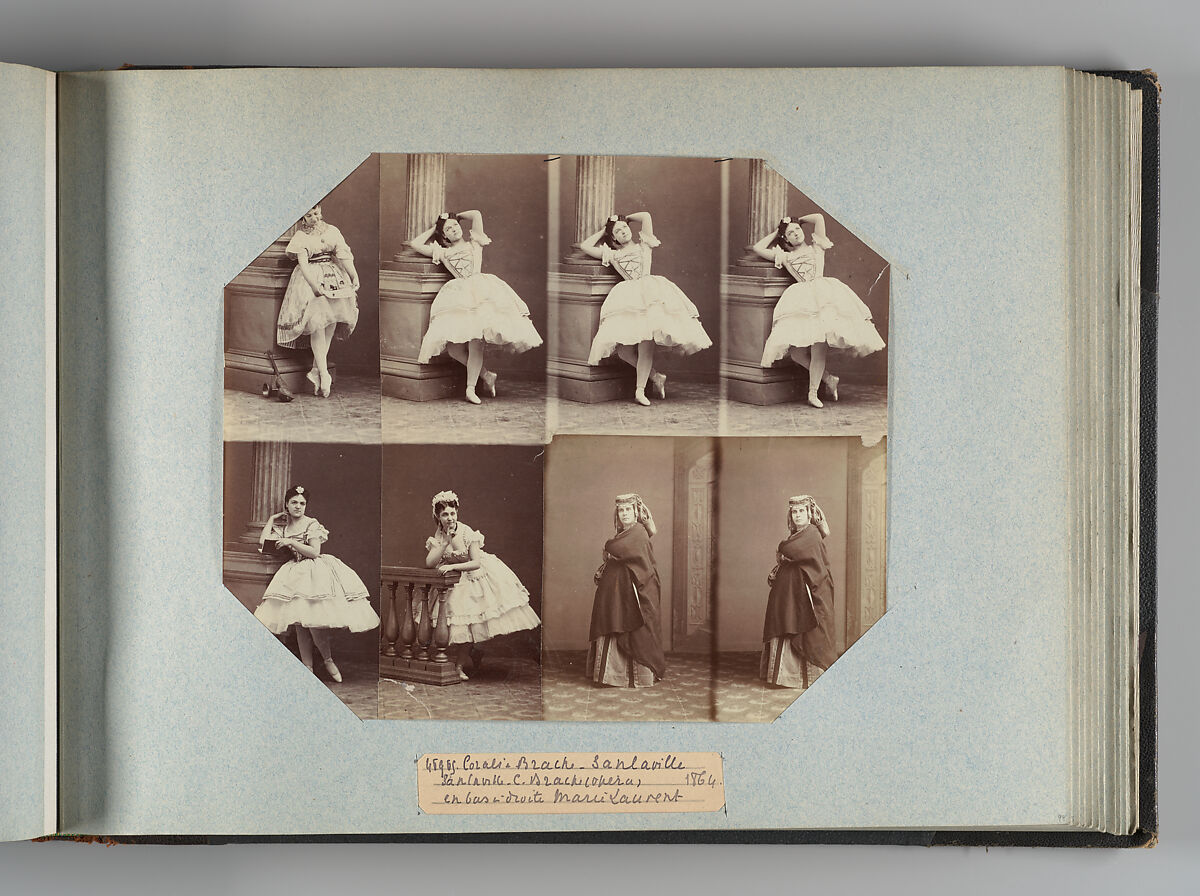Theatre Danse IV 17, André-Adolphe-Eugène Disdéri (French, Paris 1819–1889 Paris), Albumen silver prints from glass negatives