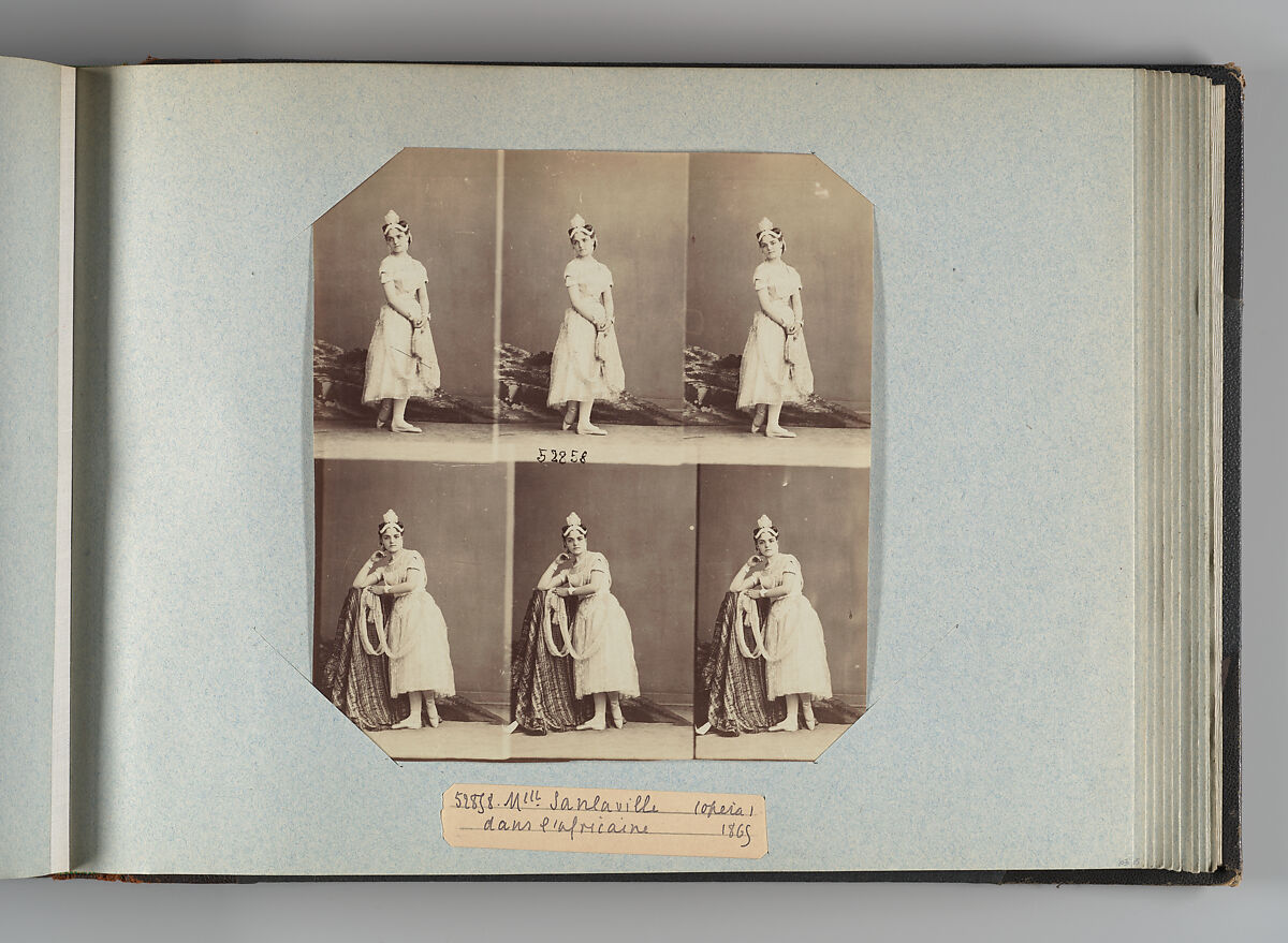 Theatre Danse IV 17, André-Adolphe-Eugène Disdéri (French, Paris 1819–1889 Paris), Albumen silver prints from glass negatives