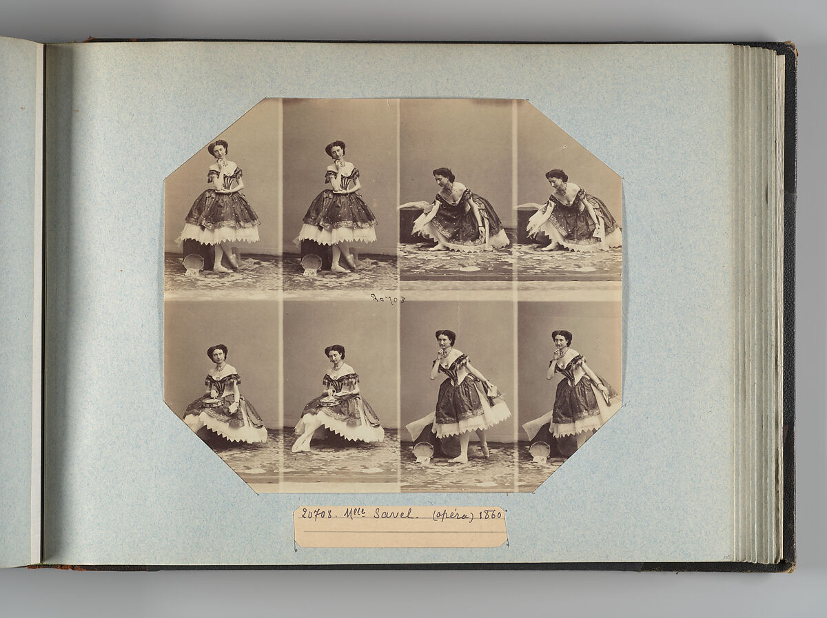 Theatre Danse IV 17, André-Adolphe-Eugène Disdéri (French, Paris 1819–1889 Paris), Albumen silver prints from glass negatives