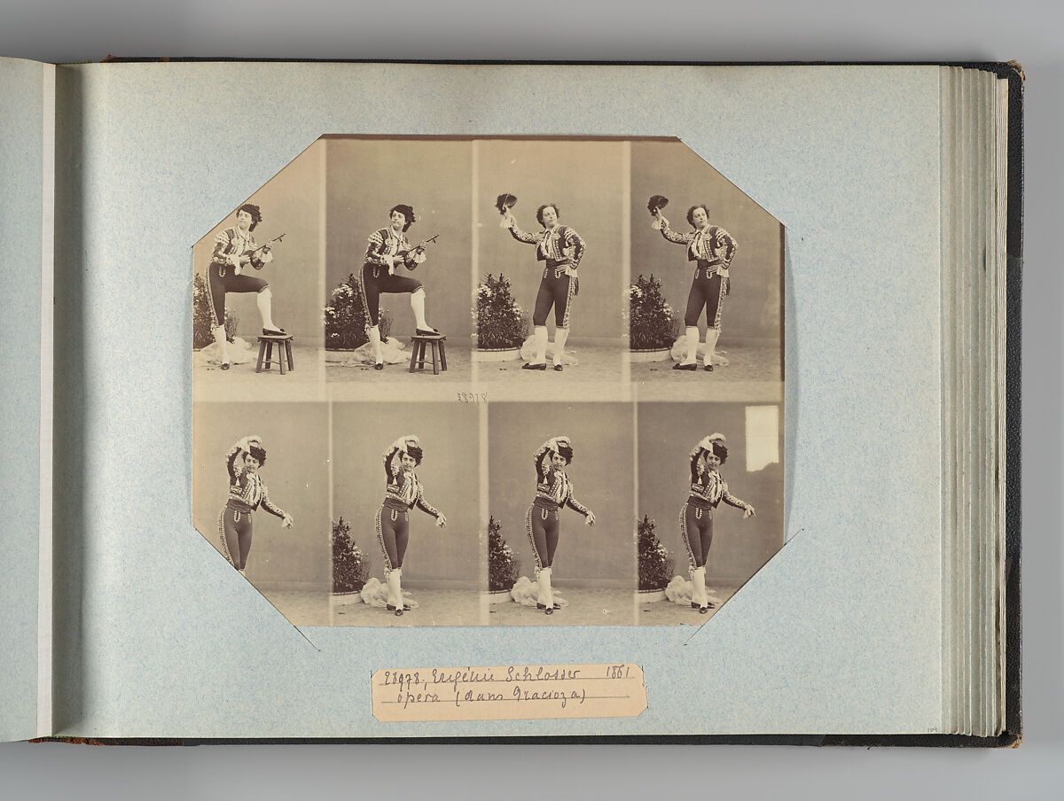 Theatre Danse IV 17, André-Adolphe-Eugène Disdéri (French, Paris 1819–1889 Paris), Albumen silver prints from glass negatives