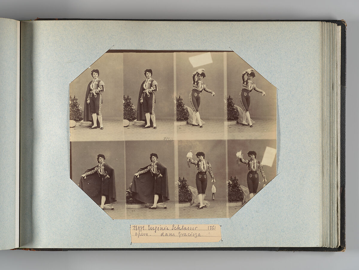 Theatre Danse IV 17, André-Adolphe-Eugène Disdéri (French, Paris 1819–1889 Paris), Albumen silver prints from glass negatives