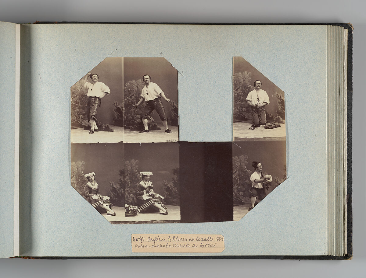 Theatre Danse IV 17, André-Adolphe-Eugène Disdéri (French, Paris 1819–1889 Paris), Albumen silver prints from glass negatives