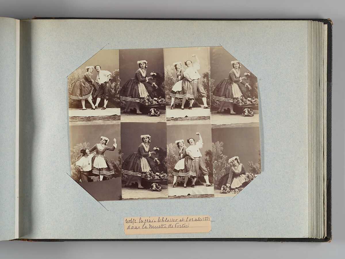 Theatre Danse IV 17, André-Adolphe-Eugène Disdéri (French, Paris 1819–1889 Paris), Albumen silver prints from glass negatives