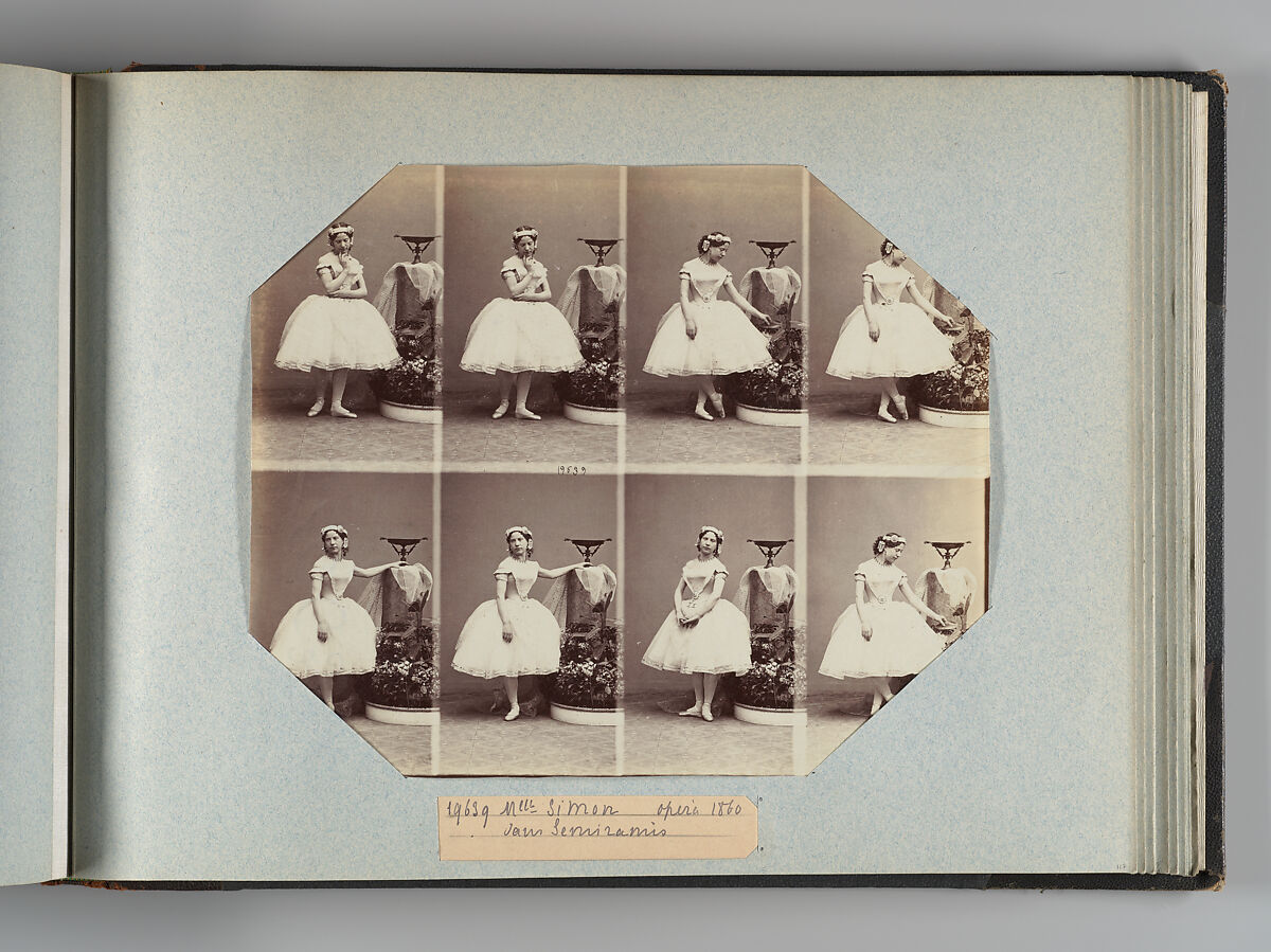 Theatre Danse IV 17, André-Adolphe-Eugène Disdéri (French, Paris 1819–1889 Paris), Albumen silver prints from glass negatives