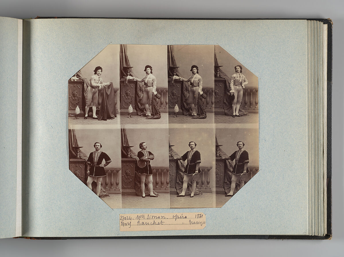 Theatre Danse IV 17, André-Adolphe-Eugène Disdéri (French, Paris 1819–1889 Paris), Albumen silver prints from glass negatives