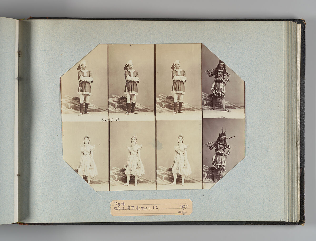 Theatre Danse IV 17, André-Adolphe-Eugène Disdéri (French, Paris 1819–1889 Paris), Albumen silver prints from glass negatives