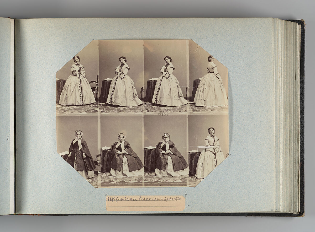 Theatre Danse IV 17, André-Adolphe-Eugène Disdéri (French, Paris 1819–1889 Paris), Albumen silver prints from glass negatives