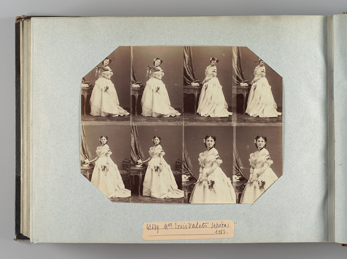 Theatre Danse IV 17, André-Adolphe-Eugène Disdéri (French, Paris 1819–1889 Paris), Albumen silver prints from glass negatives
