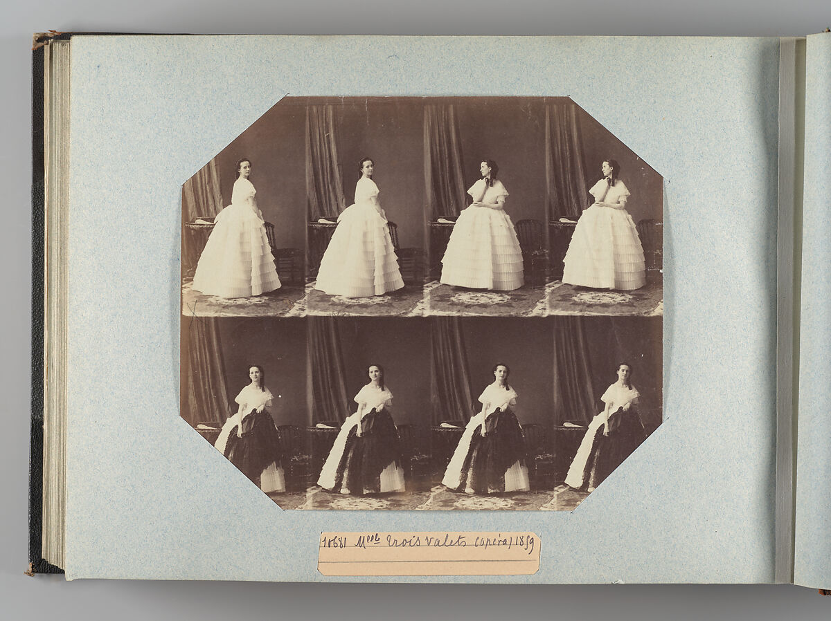 Theatre Danse IV 17, André-Adolphe-Eugène Disdéri (French, Paris 1819–1889 Paris), Albumen silver prints from glass negatives