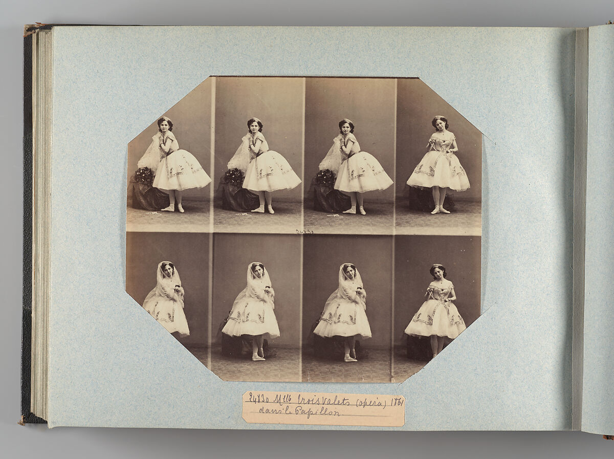 Theatre Danse IV 17, André-Adolphe-Eugène Disdéri (French, Paris 1819–1889 Paris), Albumen silver prints from glass negatives