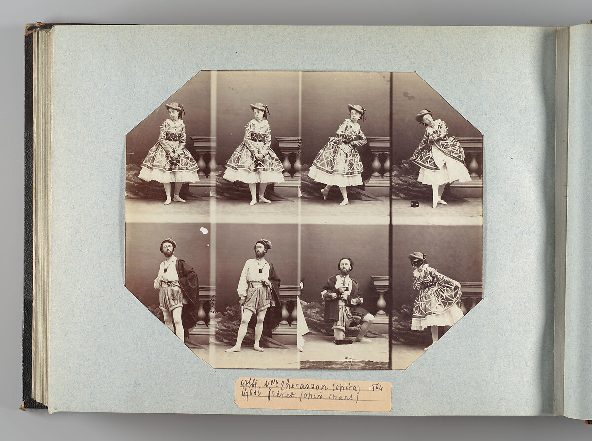 Theatre Danse IV 17, André-Adolphe-Eugène Disdéri (French, Paris 1819–1889 Paris), Albumen silver prints from glass negatives