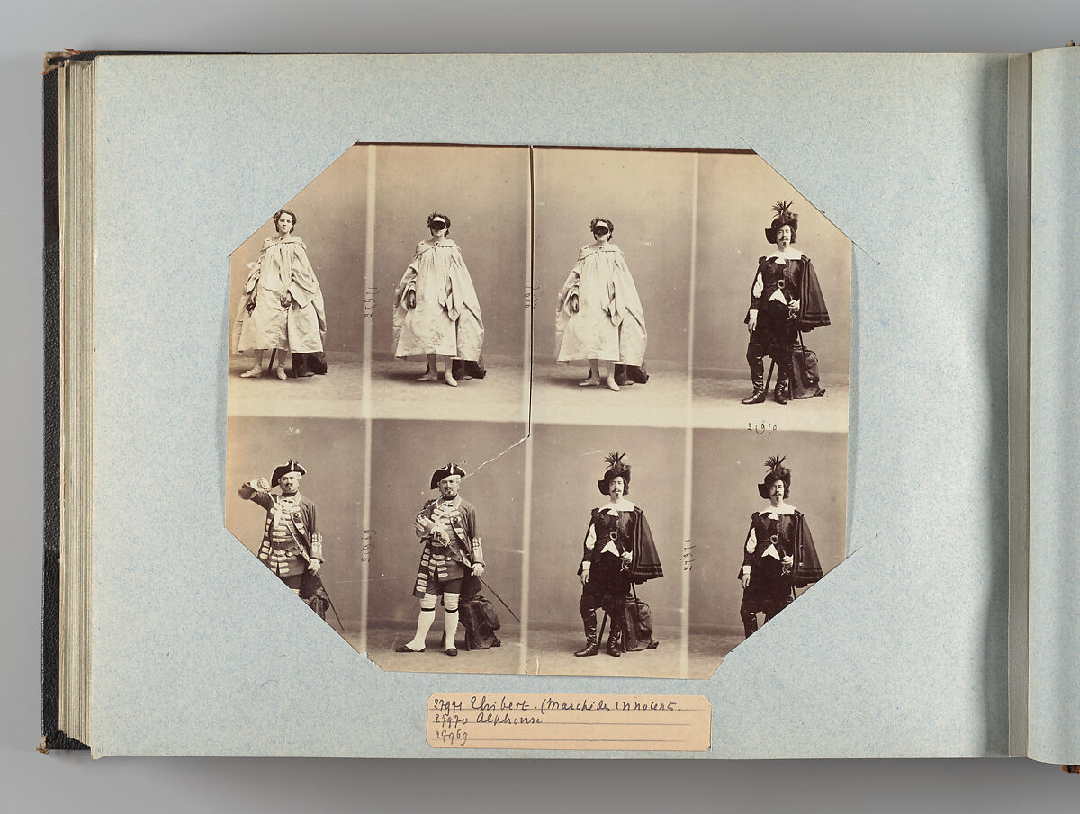 Theatre Danse IV 17, André-Adolphe-Eugène Disdéri (French, Paris 1819–1889 Paris), Albumen silver prints from glass negatives