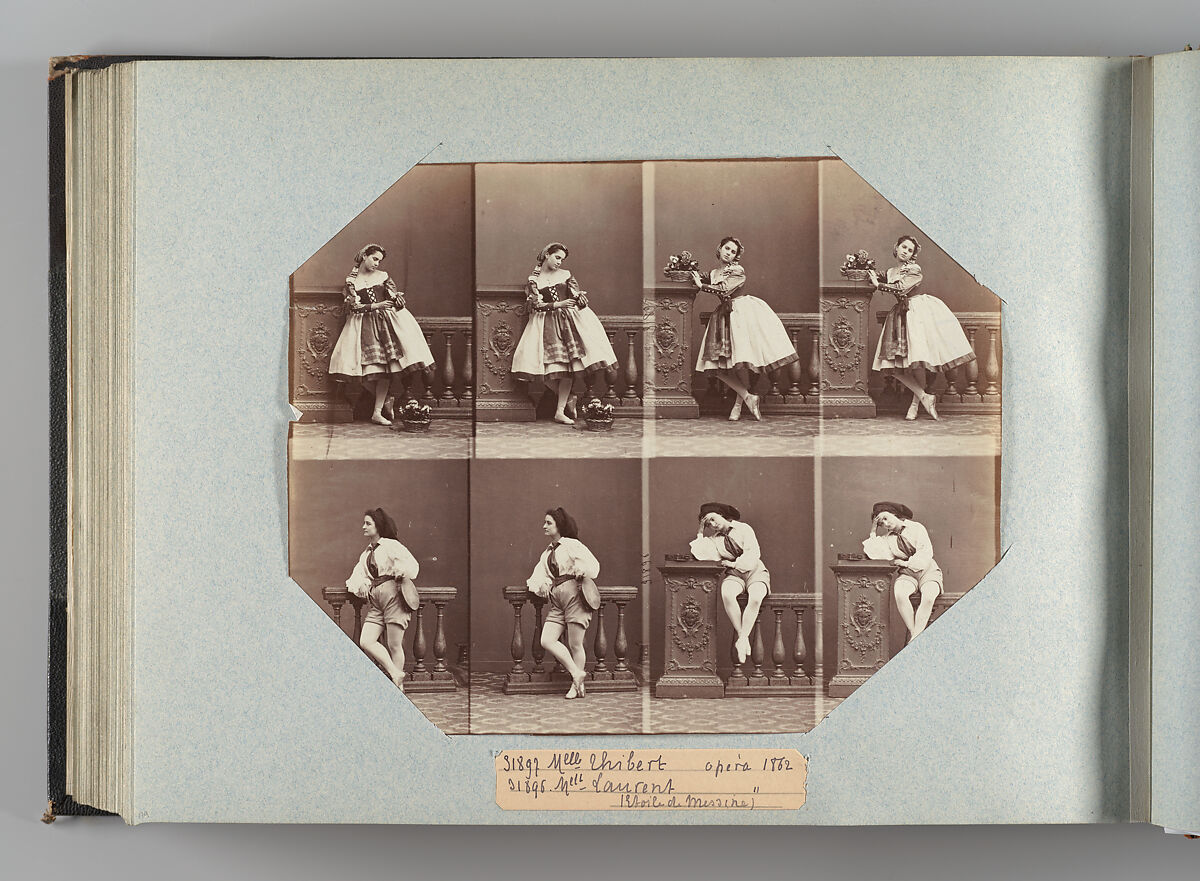 Theatre Danse IV 17, André-Adolphe-Eugène Disdéri (French, Paris 1819–1889 Paris), Albumen silver prints from glass negatives