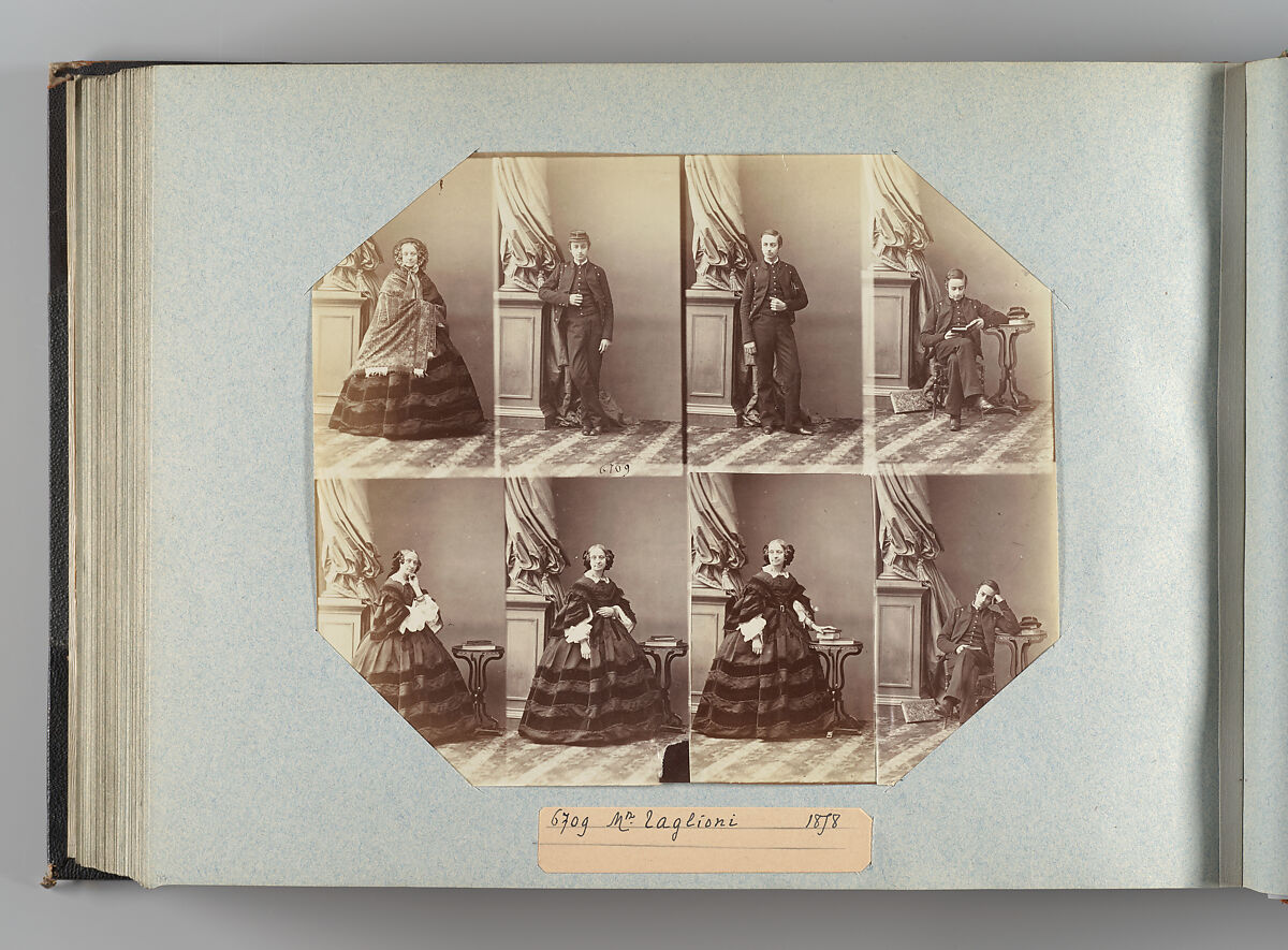 Theatre Danse IV 17, André-Adolphe-Eugène Disdéri (French, Paris 1819–1889 Paris), Albumen silver prints from glass negatives