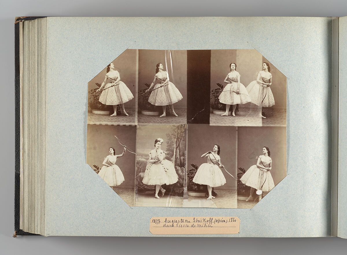 Theatre Danse IV 17, André-Adolphe-Eugène Disdéri (French, Paris 1819–1889 Paris), Albumen silver prints from glass negatives