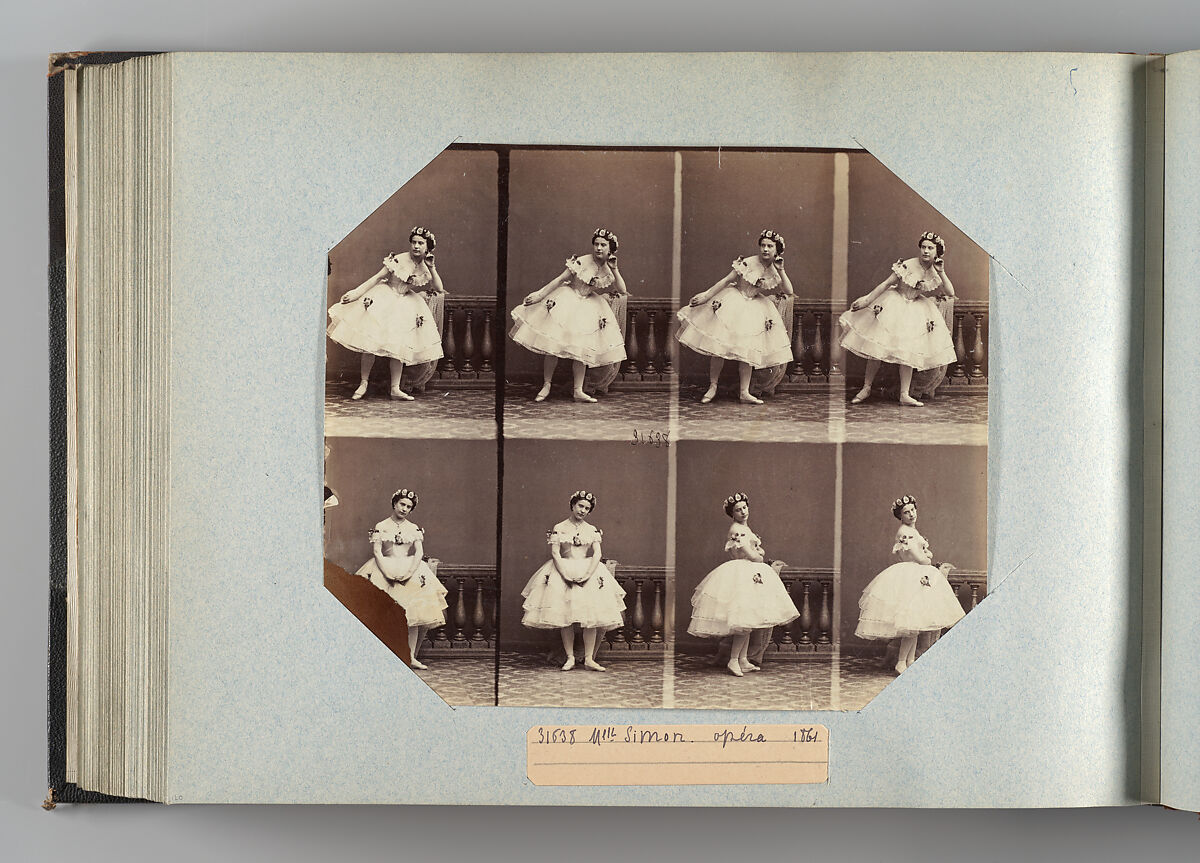 Theatre Danse IV 17, André-Adolphe-Eugène Disdéri (French, Paris 1819–1889 Paris), Albumen silver prints from glass negatives