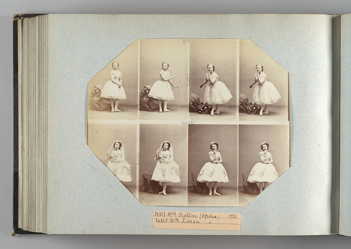 Theatre Danse IV 17, André-Adolphe-Eugène Disdéri (French, Paris 1819–1889 Paris), Albumen silver prints from glass negatives