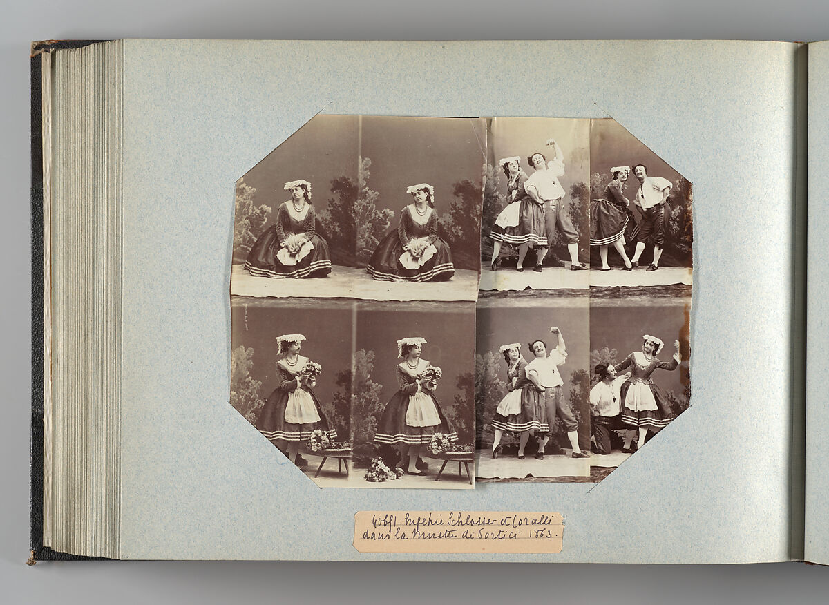 Theatre Danse IV 17, André-Adolphe-Eugène Disdéri (French, Paris 1819–1889 Paris), Albumen silver prints from glass negatives