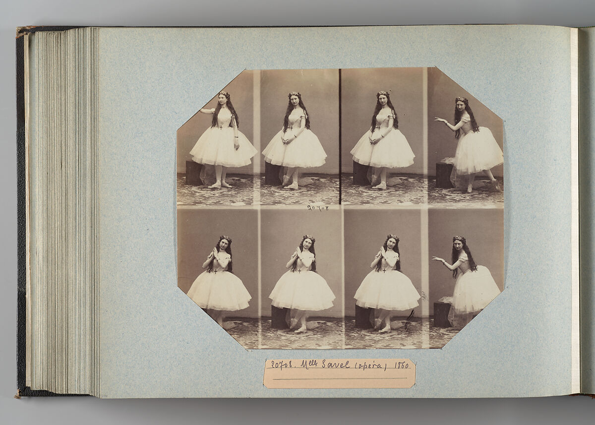 Theatre Danse IV 17, André-Adolphe-Eugène Disdéri (French, Paris 1819–1889 Paris), Albumen silver prints from glass negatives