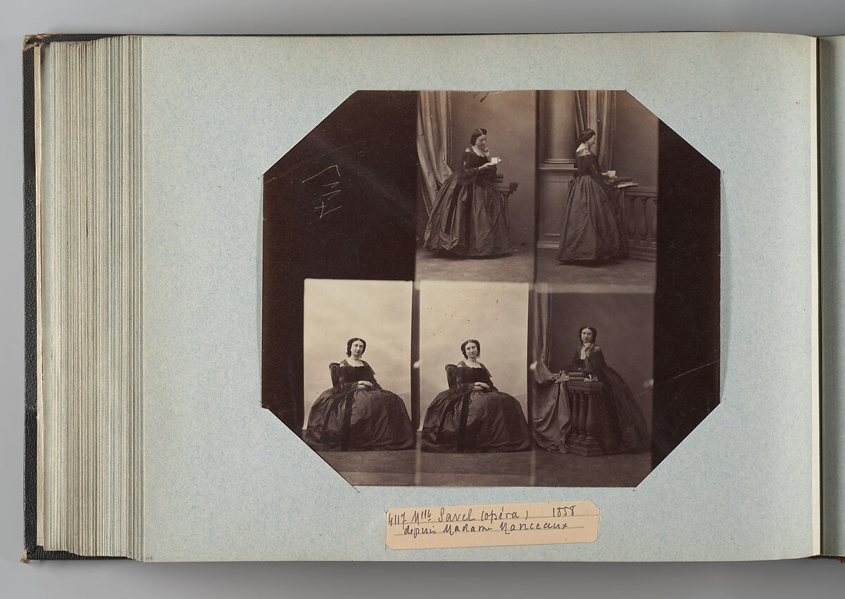 Theatre Danse IV 17, André-Adolphe-Eugène Disdéri (French, Paris 1819–1889 Paris), Albumen silver prints from glass negatives