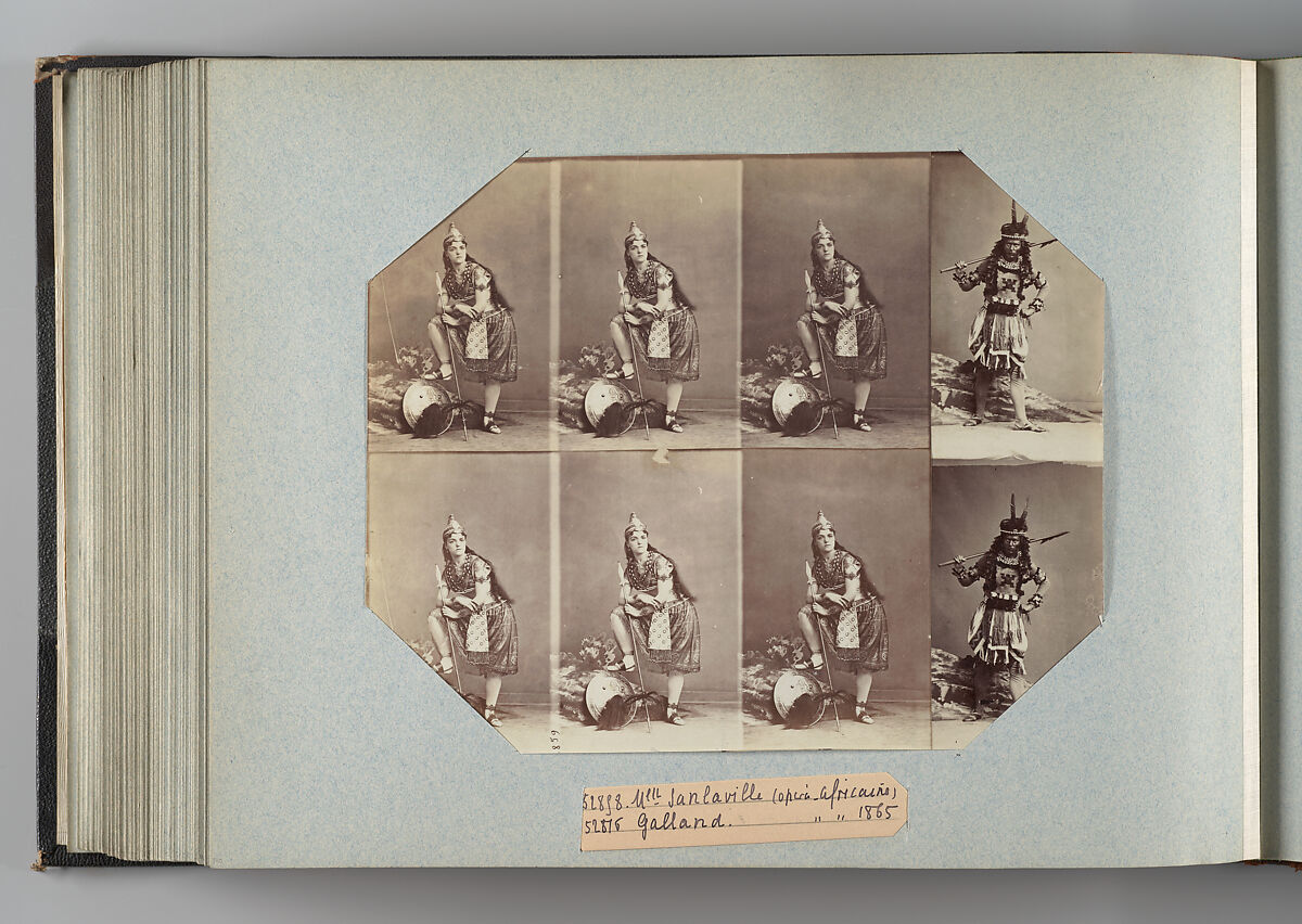 Theatre Danse IV 17, André-Adolphe-Eugène Disdéri (French, Paris 1819–1889 Paris), Albumen silver prints from glass negatives