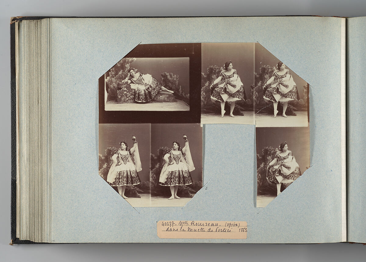 Theatre Danse IV 17, André-Adolphe-Eugène Disdéri (French, Paris 1819–1889 Paris), Albumen silver prints from glass negatives