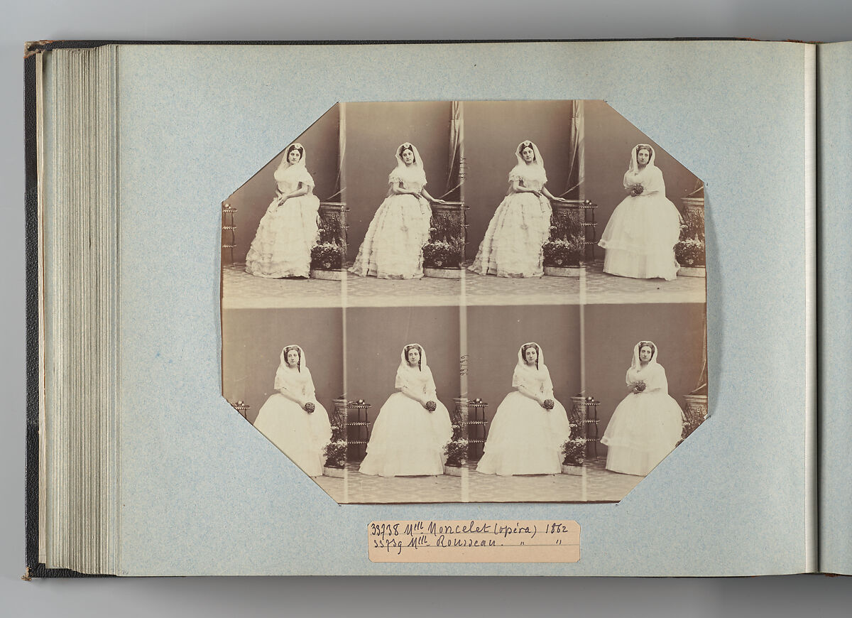 Theatre Danse IV 17, André-Adolphe-Eugène Disdéri (French, Paris 1819–1889 Paris), Albumen silver prints from glass negatives