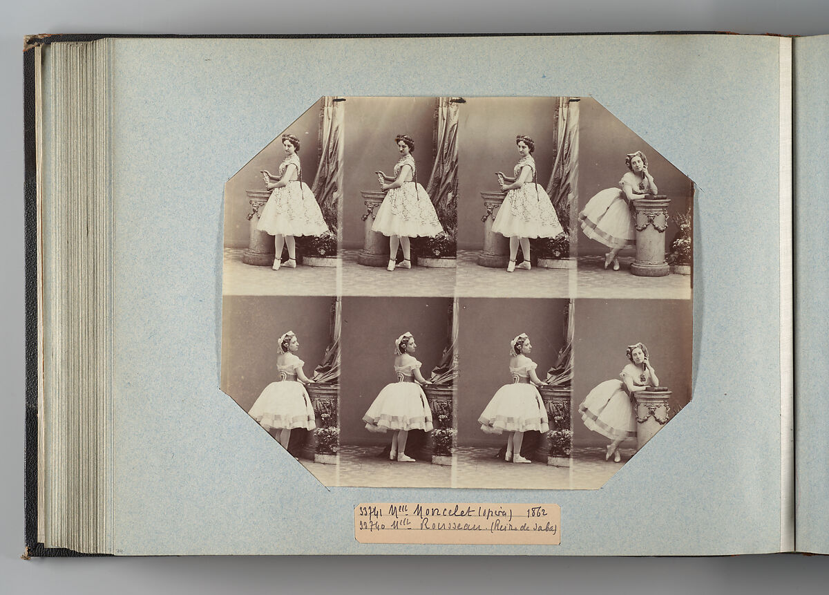 Theatre Danse IV 17, André-Adolphe-Eugène Disdéri (French, Paris 1819–1889 Paris), Albumen silver prints from glass negatives