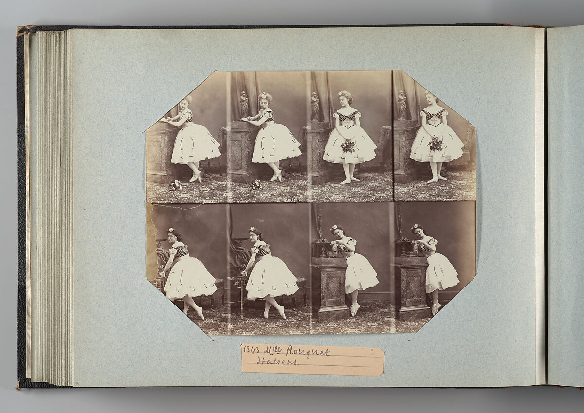 Theatre Danse IV 17, André-Adolphe-Eugène Disdéri (French, Paris 1819–1889 Paris), Albumen silver prints from glass negatives