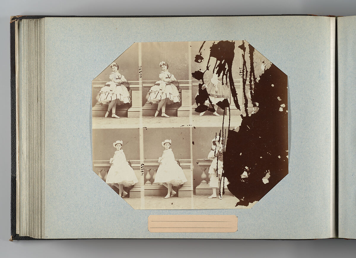 Theatre Danse IV 17, André-Adolphe-Eugène Disdéri (French, Paris 1819–1889 Paris), Albumen silver prints from glass negatives