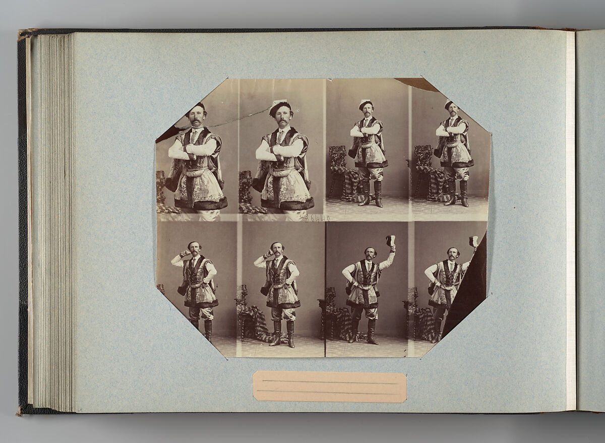 Theatre Danse IV 17, André-Adolphe-Eugène Disdéri (French, Paris 1819–1889 Paris), Albumen silver prints from glass negatives