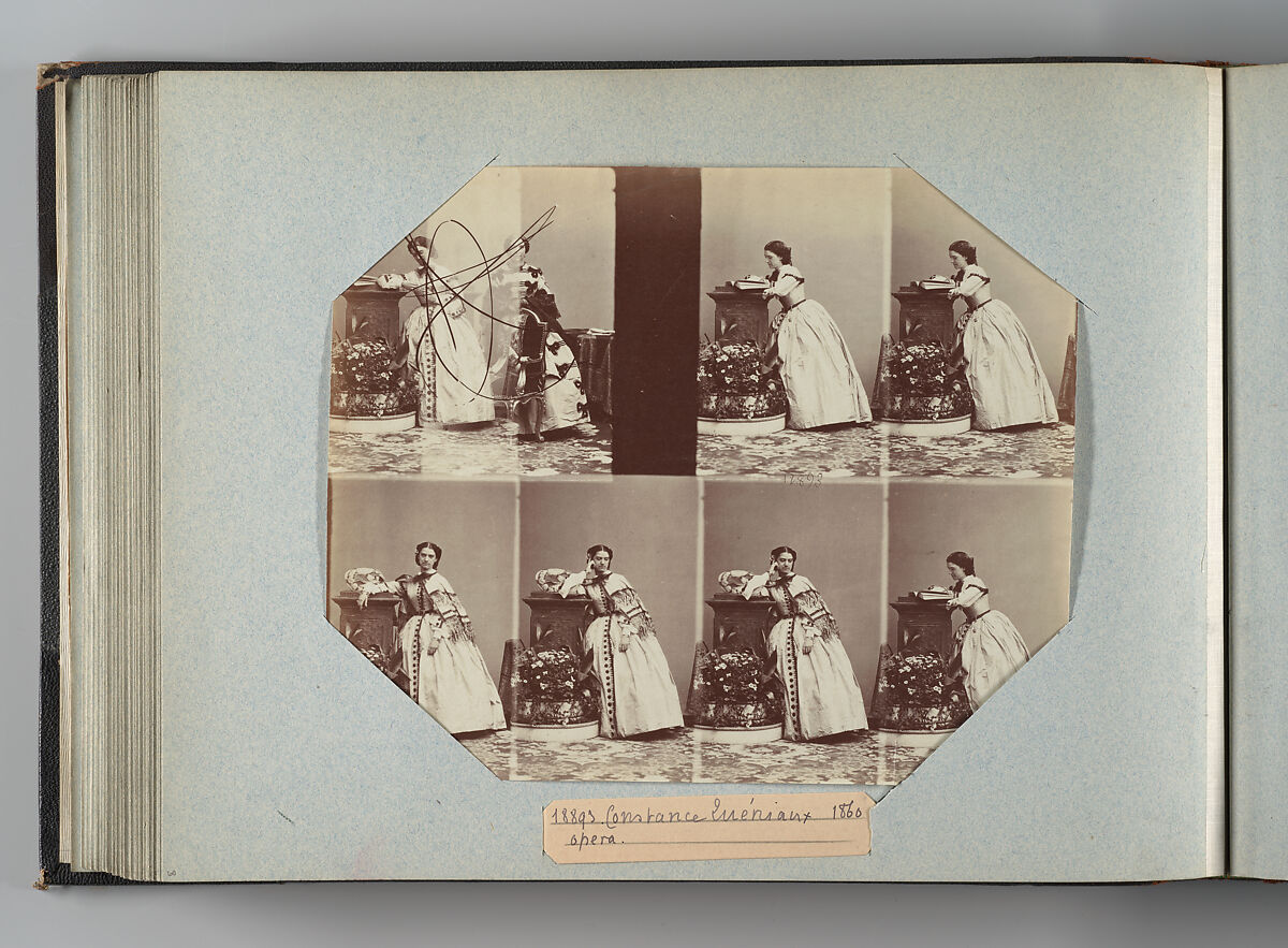 Theatre Danse IV 17, André-Adolphe-Eugène Disdéri (French, Paris 1819–1889 Paris), Albumen silver prints from glass negatives