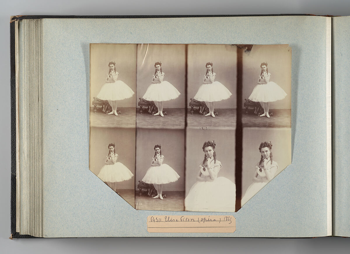 Theatre Danse IV 17, André-Adolphe-Eugène Disdéri (French, Paris 1819–1889 Paris), Albumen silver prints from glass negatives