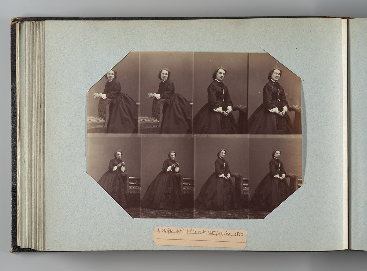 Theatre Danse IV 17, André-Adolphe-Eugène Disdéri (French, Paris 1819–1889 Paris), Albumen silver prints from glass negatives