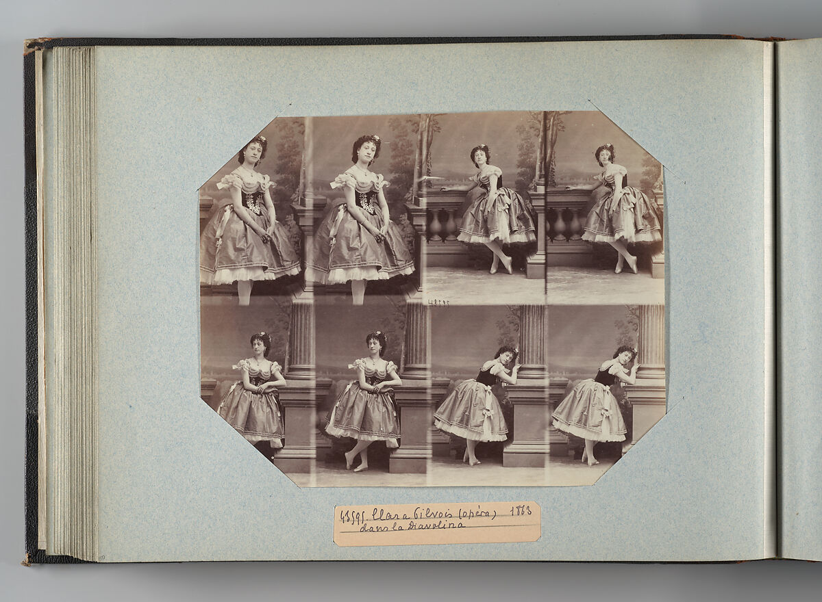 Theatre Danse IV 17, André-Adolphe-Eugène Disdéri (French, Paris 1819–1889 Paris), Albumen silver prints from glass negatives