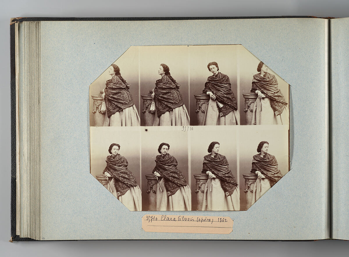 Theatre Danse IV 17, André-Adolphe-Eugène Disdéri (French, Paris 1819–1889 Paris), Albumen silver prints from glass negatives