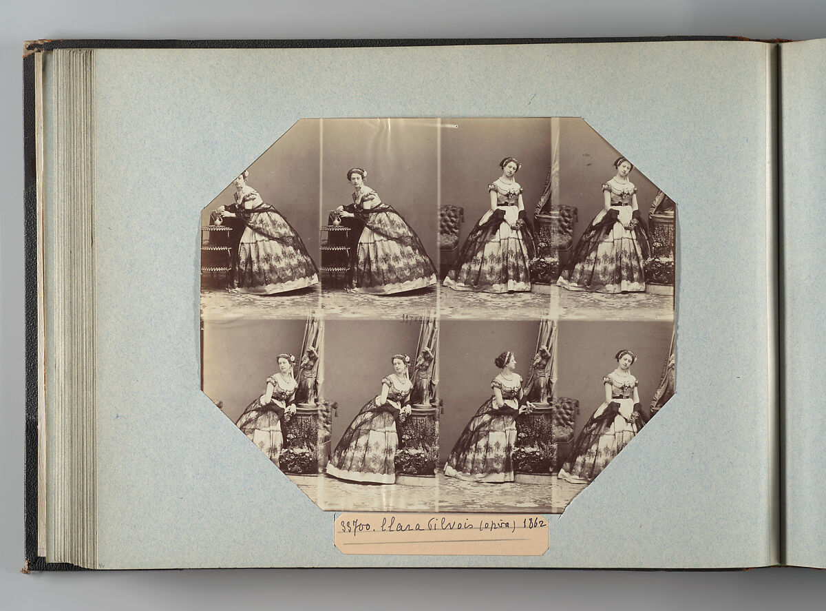 Theatre Danse IV 17, André-Adolphe-Eugène Disdéri (French, Paris 1819–1889 Paris), Albumen silver prints from glass negatives