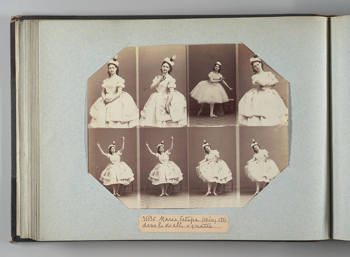 Theatre Danse IV 17, André-Adolphe-Eugène Disdéri (French, Paris 1819–1889 Paris), Albumen silver prints from glass negatives