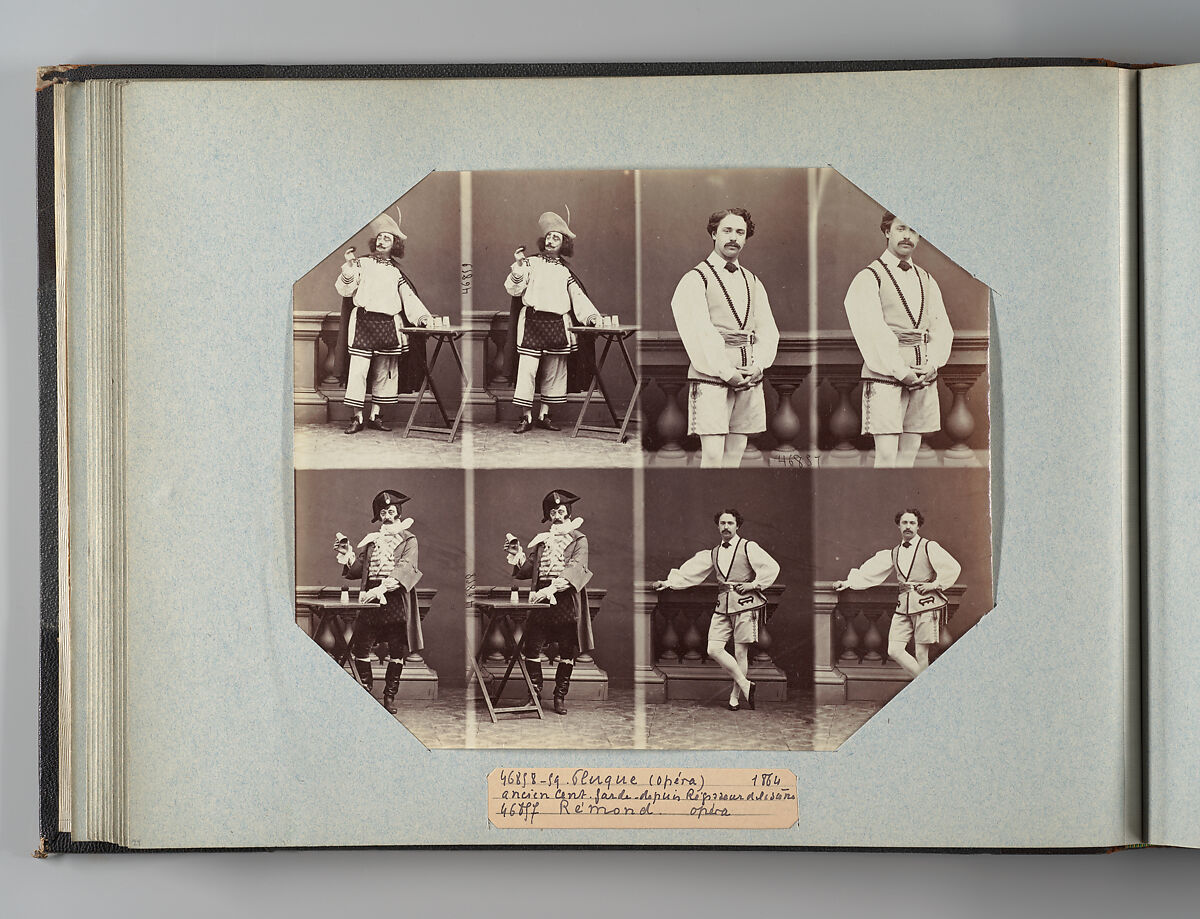 Theatre Danse IV 17, André-Adolphe-Eugène Disdéri (French, Paris 1819–1889 Paris), Albumen silver prints from glass negatives